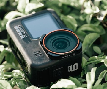 Поляризационный фильтр CPL MC Nano-X для GoPro Hero 12 11 10 9, черный K&F