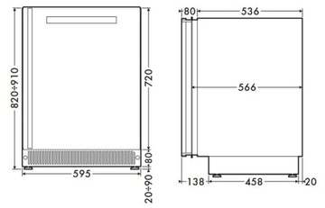Холодильник для вина Smeg CVI338LX3