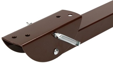 ДВЕРНАЯ ОПОРА 20 СМ КОРИЧНЕВАЯ ПРЯМОУГОЛЬНАЯ НОЖКА