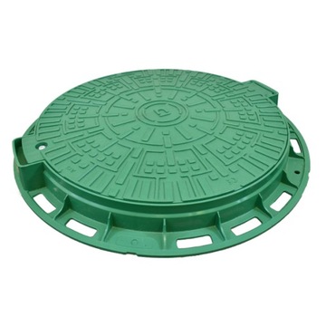 POKRYWA WŁAZ RAMKA polimer STUDNIA 600 mm ZIELONY