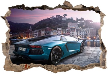 3D наклейки на стену Lamborghini 130x90