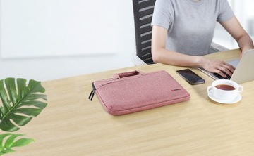 Сумка для ноутбука, чехол для ноутбука, розовый, 17 дюймов