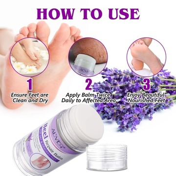 Aliver Lavender Heel Repair Balm - Бальзам для потрескавшихся пяток с лавандой 70г