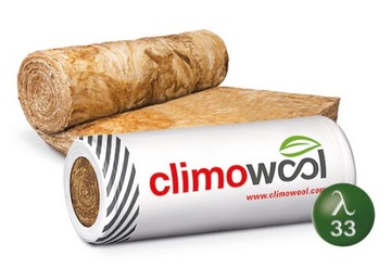 Wełna szklana CLIMOWOOL DF33 150mm [3,48m2] do izolacji ścianek działowych