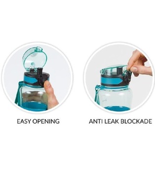 Бутылка для воды 550 мл фиолетовая БЕСПЛАТНО BPA