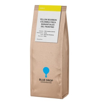 Kawa ziarnista Kolumbia Yellow Bourbon Specialty Arabica100% Świeżo Palona