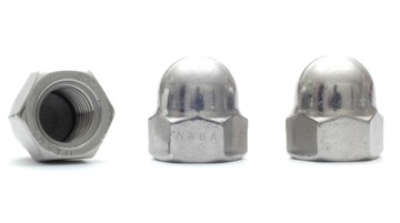NAKRĘTKA KOŁPAKOWA NIERDZEWNA M10 DIN 1587 /1szt/