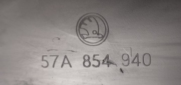 H47 SKODA KAROQ LIŠTA DVEŘE PRAVÁ PŘEDNÍ 57A854940