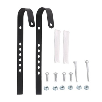 Metal Bike Front Basket Hook Height Adjustable