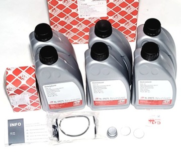 FEBI 171762 ZESTAW WYMIANY OLEJU W SKRZYNI DSG VW GOLF V PASSAT B6 AUDI A3