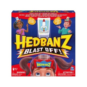 Hedbanz Blastoff TOWARZYSKA Gra PLANSZOWA Super