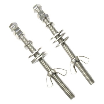 2Pcs Diving Butterfly Wing Nuts Screws Durable