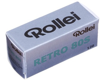 Rollei czarno biały film klisza Retro 80S /120 BW