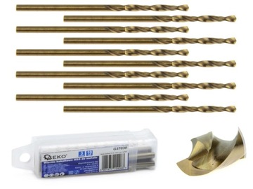 Wiertło kobaltowe HSS do metalu 3 mm