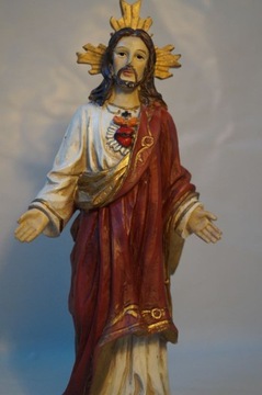 Статуэтка Святого Сердца Иисуса с нимбом, 13 см