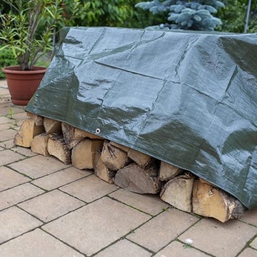 Plandeka 90g Zielona Gruba 2x3 MROZOODPORNA UV+