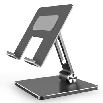 Stojak podstawka pod tablet regulowana na biurko aluminium premium + GRATIS
