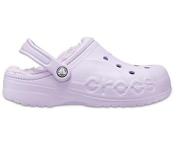 OCIEPLANE LEKKIE KLAPKI CROCS Z FUTREM W9 39 -40