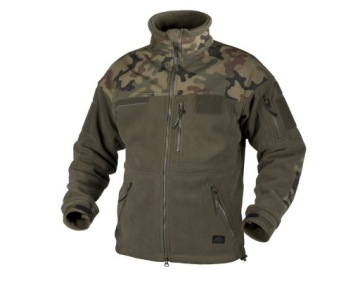 Мужская флисовая толстовка HELIKON INFANTRY Fleece Olive Green / Pattern.93 L