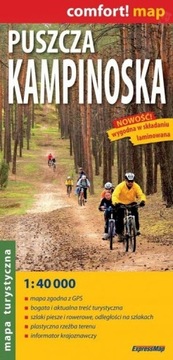 PUSZCZA KAMPINOSKA KAMPINOS MAPA LAM EXPRESS MAP