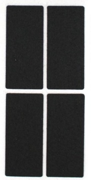 Filce samoprzylepne FLOOR CARE 40 x 90 mm CZARNE