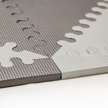 Duża Mata Edukacyjna PIANKOWA PUZZLE dla Dzieci