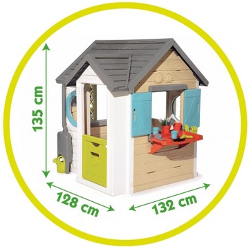 SMOBY DOMEK OGRODOWY DLA MAŁEGO OGRODNIKA - 21 AKCESORII DONICZKI NARZĘDZIA