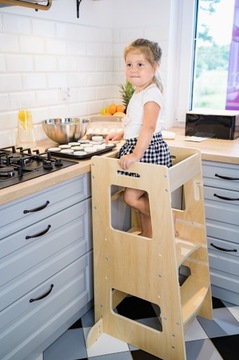 KiddyMoon Kitchen Helper ST-003 серый