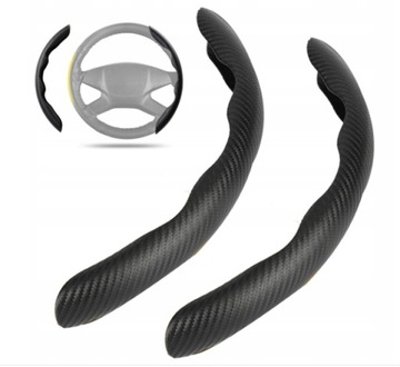 КРЫШКА РУЛЕВОГО КОЛЕСА CARBON SPORT COVER, ЧЕРНАЯ