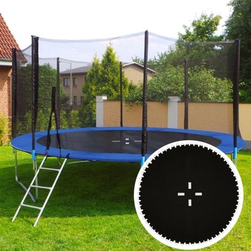 ПРОЧНЫЙ КОВРИК ДЛЯ ПРЫЖКОВ НА БАТУТЕ 305-312 10 ФУТОВ 64 ПРУЖИНЫ ПРОЧНЫЙ ПЛОХОЙ