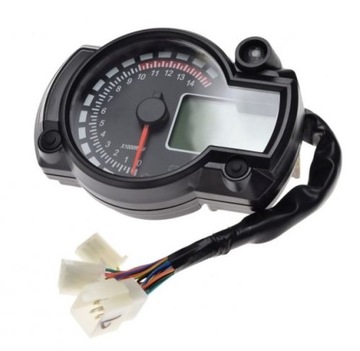 Мотоциклетный спидометр Geloo, 15000 об/мин, универсальный цифровой ЖК-дисплей