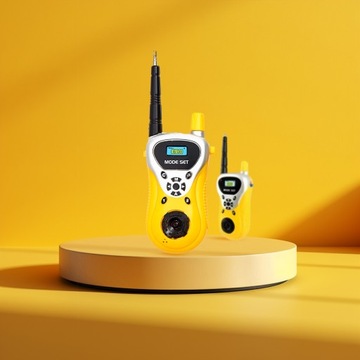 WALKIE TALKIE KRÓTKOFALÓWKI ZESTAW 2 SZTUKI DLA DZIECI PREZENT DUŻY ZASIĘG
