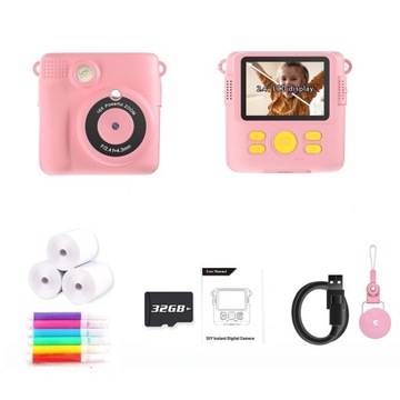 МГНОВЕННАЯ КАМЕРА POLAROID ДЛЯ ДЕТЕЙ ПРИНТЕР В ПОДАРОК