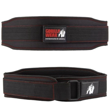 Damski pas do ćwiczeń na siłownie nylonowy na rzep Gorilla Wear