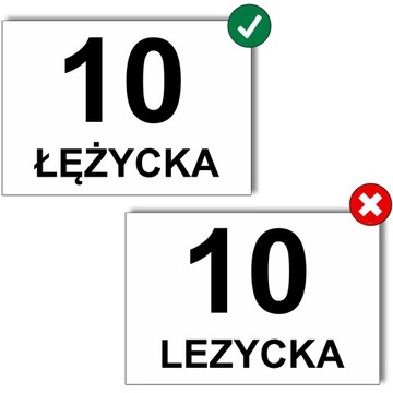 TABLICZKA Z NUMEREM DOMU | ADRESOWA | PLEKSA i ALUMINIUM + DYSTANSE i KOŁKI