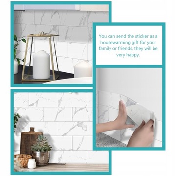 Самоклеящаяся стеновая панель для кухни, 16 предметов.