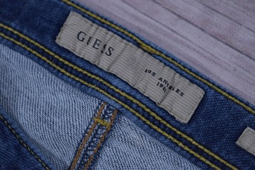 GUESS JEGING Damskie Jeansy Rurki Elastan / 25