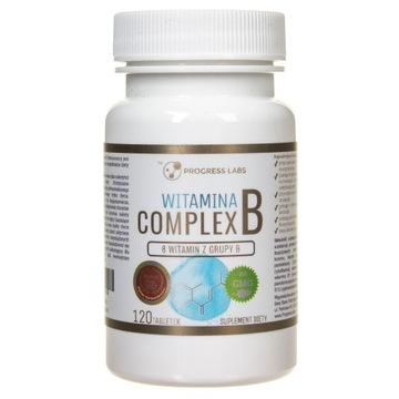 WITAMINA B Complex B1 B2 B3 B5 B6 B7 B9 B12 120szt