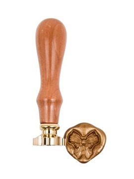 Stempel do laku stempel do pieczęci Stemple do laku Kokarda 2,3cmx1,3cm
