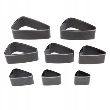 8шт штампы для резки кожи DIY ручной работы из нержавеющей стали