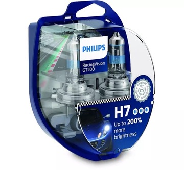 Philips H7 RACING VISION GT200 ŻARÓWKA 200% WIĘCEJ
