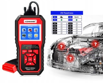 ДИАГНОСТИЧЕСКИЙ ТЕСТЕР OBD2 ДЛЯ АККУМУЛЯТОРОВ 6 В 12 В