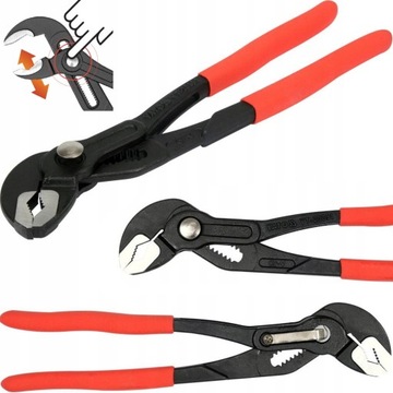 YATO SZCZYPCE KLUCZ DO RUR ŻABA NASTAWNE Z PRZYCISKIEM 240MM