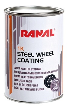 Lakier Czarny Akrylowy Do Felg Stalowych Połysk 099 800ml Ranal Kamper