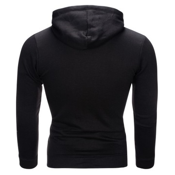 LUC02 r. M ОДНОТОННАЯ ТОЛСТОВКА НА МОЛНИИ С КАПЮШОНОМ