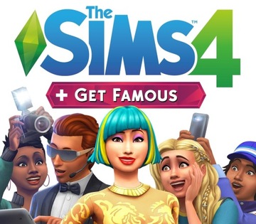 The Sims 4 + Get Famous DLC Bundle Origin Kod Klucz