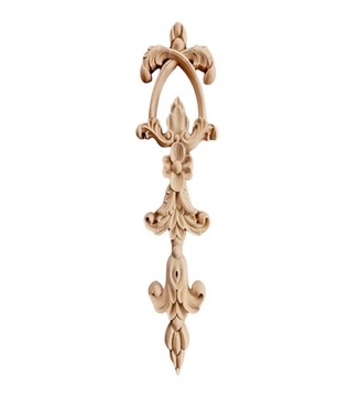 Drewniany dekor ornament dekor renowacja 25x6 cm