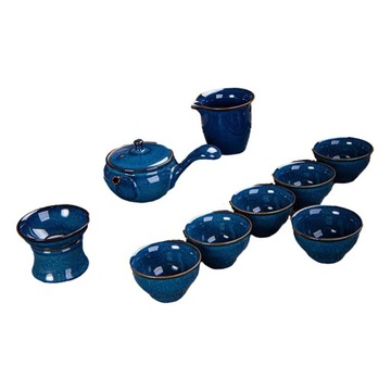 Ceramic teapot set with side handle 6