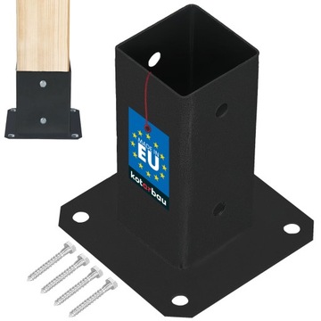 PODSTAWA SŁUPA PRZYKRĘCANA WSPORNIK KOTWA 60x60 MM