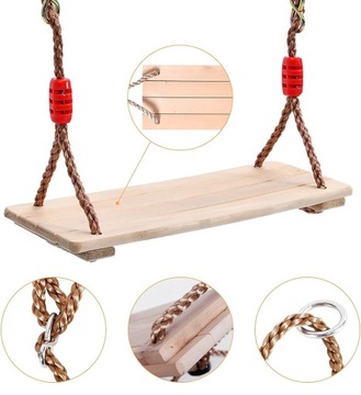 ДЕРЕВЯННЫЕ СИДЕНЬЯ, ДЕТСКИЕ САДОВЫЕ КАЧЕЛИ НА ДЕРЕВО, ДО 100кг + ВЕРЕВКА